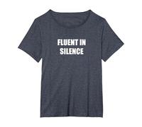 Fluente nel Silenzio Maglietta, Donna Plus-Size, Pervinca, 1X