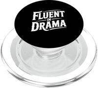 Fluente nell"umorismo sarcastico drammatico per gli amanti del teatro PopSockets PopGrip per MagSafe