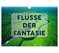 Flüsse der Fantasie (Wandkalender 2026 DIN A4 quer), CALVENDO Monatskalender: Magische Wasserwege aus Fantasie & Licht