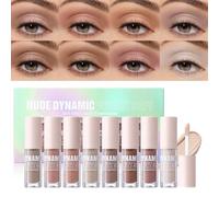 Flüssiger Lidschatten,Augenfarbe Tönung - Langanhaltender Wasserdichter Hoch Pigmentierter 8 Kosmetik Für Damen Cosplay Date Fest Halloween