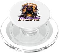 Fluff around and find out. Cat humor sarcasm funny Halloween PopSockets PopGrip per MagSafe