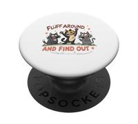 Fluff Around And Find Out PopSockets PopGrip Adesivo