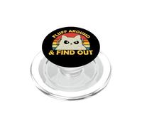 Fluff Intorno E Scopri Amante Gatto PopSockets PopGrip per MagSafe