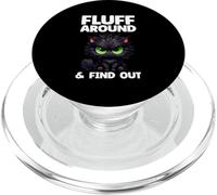 Fluff Intorno E Scopri Amante Gatto Sarcasmo Umorismo Cat Lady PopSockets PopGrip per MagSafe