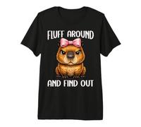 Fluff Intorno E Scopri Divertente Baby Capybara Maglietta Premium