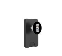Fluff Intorno E Scopri Divertente Grasso Angry Cat Amante Sarcasmo PopSockets PopWallet per MagSafe