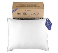 FluffCo Cuscino alternativo in piuma/cuscino da hotel (cuscino di lusso), cuscino in microfibra di qualità alberghiera a 5 stelle (rigido, king size)