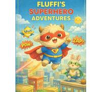 Fluffi’s Superhero Adventures: Cute & Simple Superhero Coloring Book for Kids Ages 3-5
