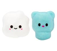 Fluffie Stuffiez Minis - Orso gommoso e popcorn - Mini oggetti da collezione morbidi da schiacciare - Sorpresa - Gioco tattile e fai-da-te - Età 4+