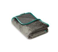 FLUFFINO® Coperta double-face per cani, di alta qualità, morbida e robusta, 150 x 100 cm, lavabile a 40 °C, grigia, coperta per cani grandi e piccoli, coperta per divano