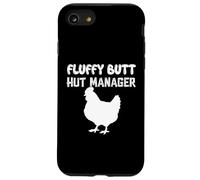 Fluffy Butt Hut Manager Pollo Allevamento Coop Proprietario Custodia per iPhone SE (2020) / 7/8