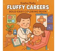 Fluffy Career Coloring Book: Cute Jobs Coloring Pages, Kawaii Career Coloring for Teens, Adorable Occupation Coloring for Adults, Whimsical Cute Professions Coloring, Stress Relief Job-Themed Coloring