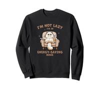 Fluffy Cat, I'm Not Lazy,Modalità risparmio energetico, Bubble Boba Tea Felpa