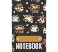 Fluffy Cats Notebook: Cute cats illustration notebook | Ruled/Lined (30 lines per page) | 6“ x 9” | 120 cream pages | Paperback notebook