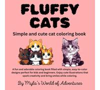 FLUFFY CATS Simple and cute dog coloring book