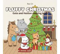 Fluffy Christmas: Cute and festive coloring book