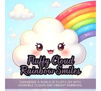 Fluffy Cloud Rainbow Smiles: fun kids coloring book happy clouds rainbow, cute coloring book for young kids rainbow, happy skies with rainbows kids ... book for kids, coloring book for children