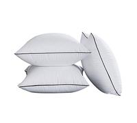 Fluffy Down - Inserti per cuscino in cotone ultra morbido, 50,8 x 50,8 cm, con federa rimovibile con cerniera rimovibile, per divano, letto, hotel, soggiorno (#1)