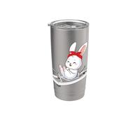 Fluffy Easter Bunny Fare Pilates Reformer Macchina Pilates Bicchiere termico in acciaio inox doppia parete