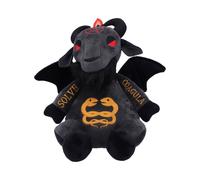 Nemesis Now Fluffy Fiends Baphomet Peluche, 22 cm, Nero
