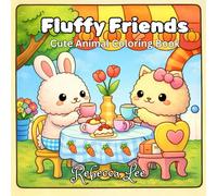 Fluffy Friends: Cute Animal Coloring Book