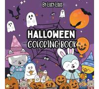 Fluffy Friends Halloween Coloring Book: Cute, Bold and Sppoky Halloween