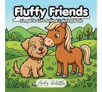 Fluffy Friends: Simple & Cute Animal Coloring Book