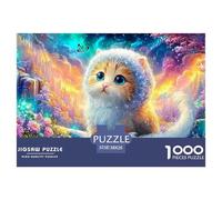 Fluffy Kitten in A Glowing, Magical Setting Puzzle Da 1000 Pezzi Cute Pet Cat Allenamento Mentale Per Adulti E Bambini 38x26cm/1000pcs