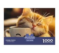 Fluffy Kitten Watching Birds through Window Carta Spessa E Resistente Sfida Mentale Interessante, Perfetta Per Adulti Che Cercano Hobby Rilassanti 52x38cm/1000pcs