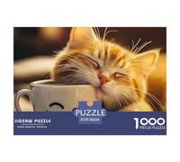 Fluffy Kitten Watching Birds through Window Design Incastro Solido Ottima Idea Regalo Per Amanti Dei Puzzle, Amici E Famiglia in Ogni Occasione 38x26cm/1000pcs