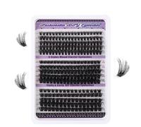 Fluffy Lash Cluster 10-18mm Estensioni ciglia 270pcs-60/80/100D Volume ciglia D arricciatura grappoli, ciglia individuali riutilizzabili per il look naturale fai da te kit per la casa