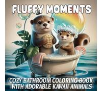 Fluffy Moments: Cozy Bathroom Coloring Book with Adorable Kawaii Animals, Bathroom Coloring Book, Spaces for Relaxation (Cozy Spaces Coloring)