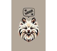 Fluffy Prince: Pomeranian - Notebook with Artistic Portrait, 100 Pages: Inspirations and Ideas for Notes for Dog Lovers