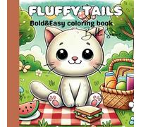 Fluffy Tails: Bold & Easy coloring book