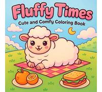 Fluffy Times: A Cute and Comfy Coloring Book for Relaxation and Fun