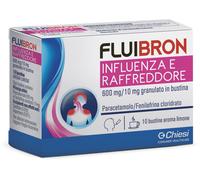fluibron Influenza E Raffreddore 600mg/10mg Granulato 10 Bustine