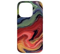 Fluid Art Paint Versare Custodia per iPhone 14 Pro