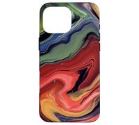 Fluid Art Paint Versare Custodia per iPhone 16 Pro Max
