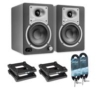 Fluid Audio C50BT - Monitor da studio con altoparlanti con treppiedi e cavo Keepdrum