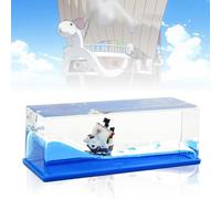 Fluid Drift Flacone, Flacone liquido per Navi da Crociera, Nave da Crociera Fluid Drift, Nave in Bottiglia, la Nave Inaffondabile, per la Decorazione del Tavolo e Dell'auto