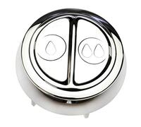 Fluidmaster 800P-001 Valvola di ricambio a doppio scarico Valev pulsanti, cromati