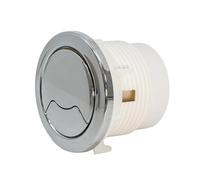 Fluidmaster C360116 Pulsante pneumatico rotondo doppio scarico, cromato