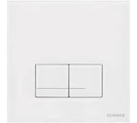 Fluidmaster Placca Arte Duo Vetro Bianco Codice Prod: 4060420201