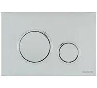 Schwab Vela placca di comando cromata lucida per cassetta wc incasso serie 199