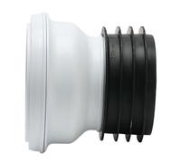 Fluidmaster ZB38207 - Raccordo dritto per WC Pan Conn, colore: Bianco