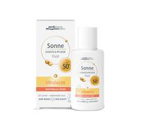 Fluido di protezione solare e cura con SPF 50+ di Medipharma Cosmetics, opacizzante con effetto Oil-Control