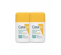 Fluido Prot. Solare Inv. Oil Control SPF50+, da Normale a Grassa, 2 x 50 ml | Effetto Opacizzante, Pelle Normale e Grassa, Protezione Molto Alta, Formato Doppio