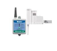 Fluidra Hunter Rain Clik WRCLIK Wireless Rain Sensor System, Automatic Shutoff for Sprinkler Controllers, Mounts Easily to Gutter or Wall, Compatible with Most Irrigation Controllers