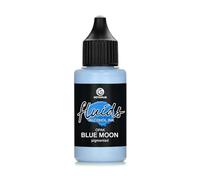 Fluids Alcohol Ink OPAK BLUE MOON, inchiostro ad alcool pigmentato, coprente su supporti chiari e scuri