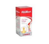 Fluifort Sciroppo - Mucolitico con 2,7 g/10 ml di Carbocisteina - 12 bustine monodose